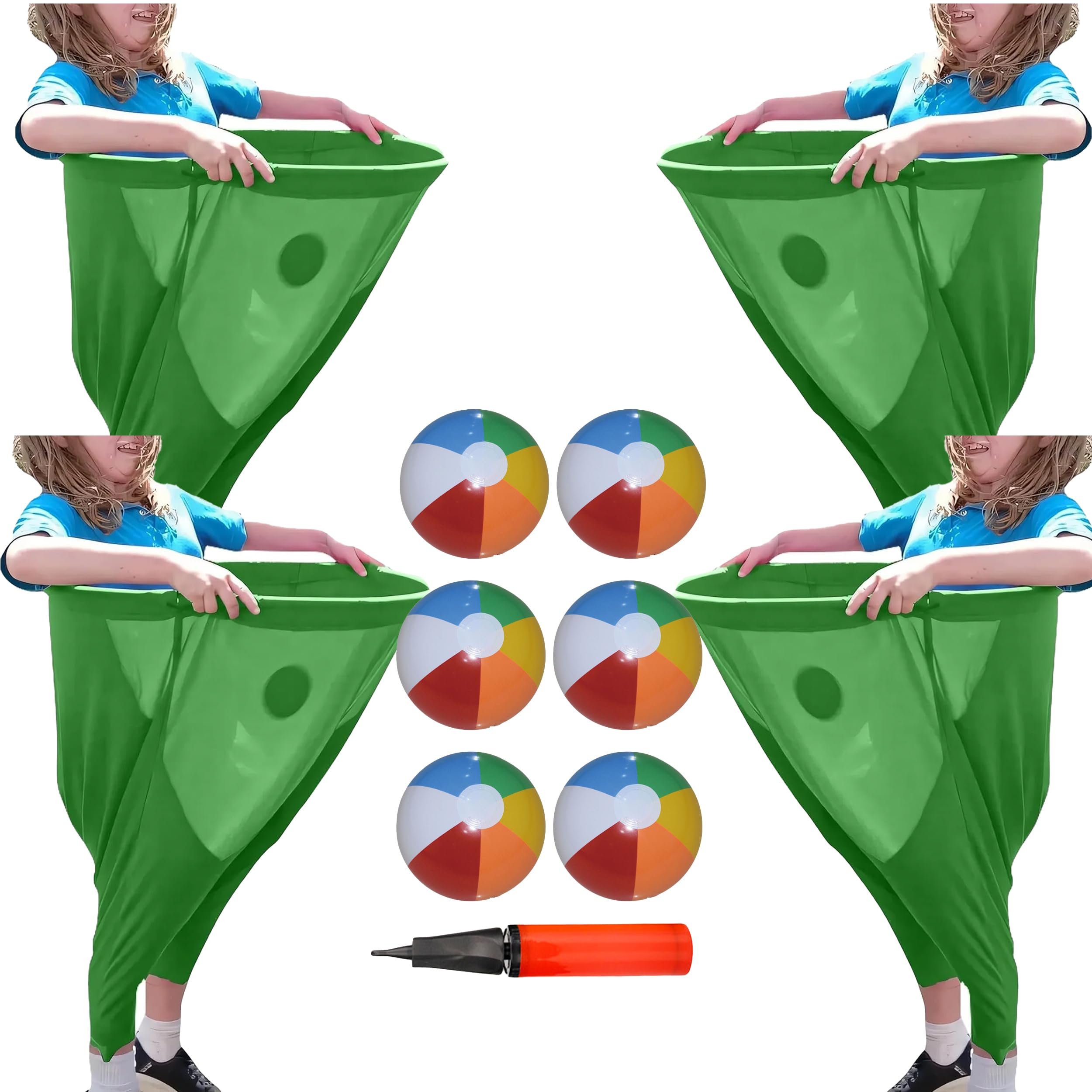 Jeu De Lancer De Balles Granny Pants – Avec 8 Balles Rebondissantes Et Pompe, Pour Enfants Et Adultes, Jeu De Jardin Rigolo Et Convivial