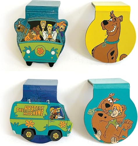 Paper House Productions Scooby Doo - Juego de 4 marcadores magnéticos troquelados de 1 pulgada disponible en Yaxa Peru