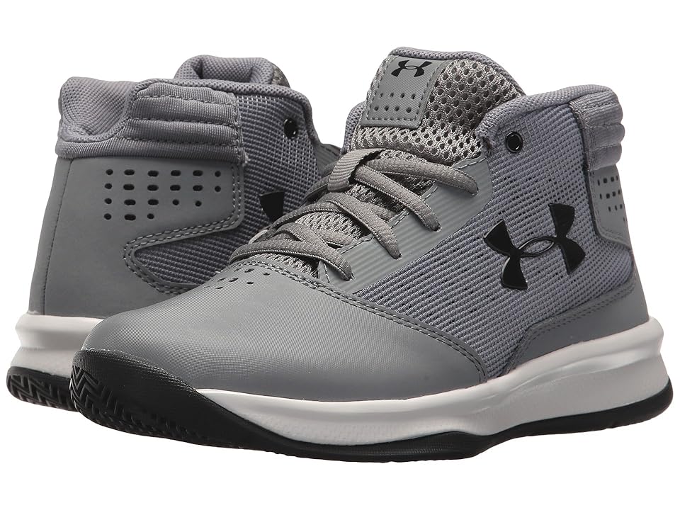

Under Armour Kids UA BPS Jet 2017 Basketball (Little Kid) (Zinc Gray/Black) Boys Shoes