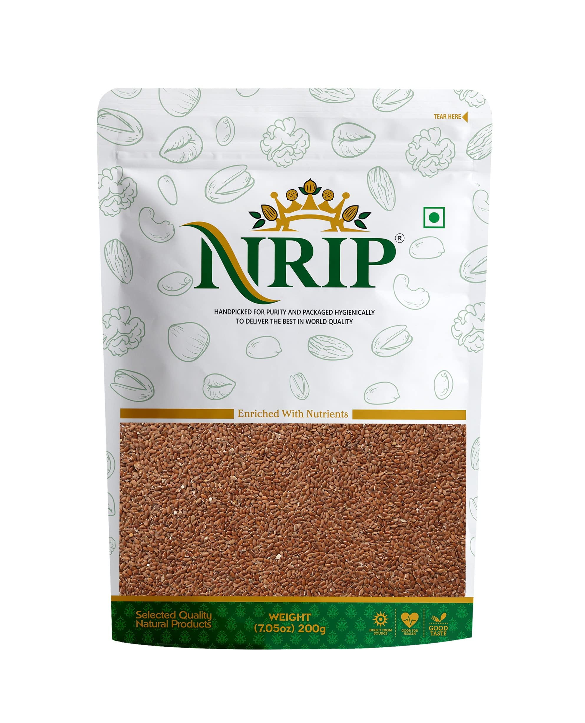 NRIP Alsi (Flax Seeds) Raw 200 Gm (B09WDX7MLJ) Amazon Price History, Amazon Price Tracker