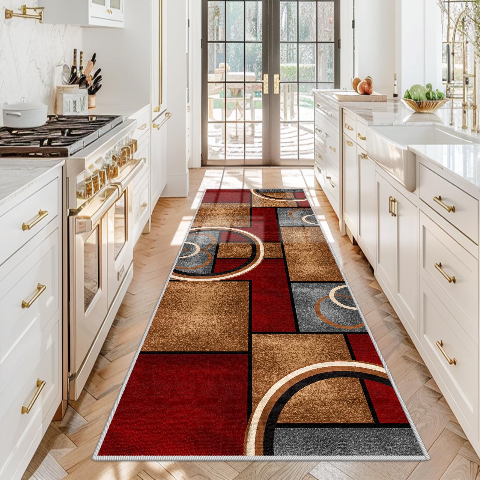 Carpet Runners for Hallways Runner Rug for Hallway Non Slip Carpet Runner 50 x 150 cm Absorbent Carpet Floor Mat Machine Washable Kitchen Runner Rug Narrow Rugs Area Rug Long Hallway Hall Runner