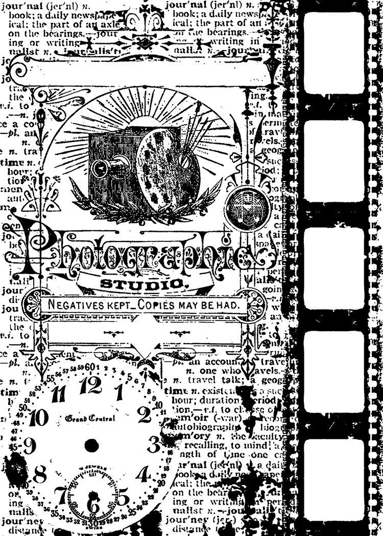 Stampers Anonymous Tim Holtz Cling Rubber Stamp-Photograph