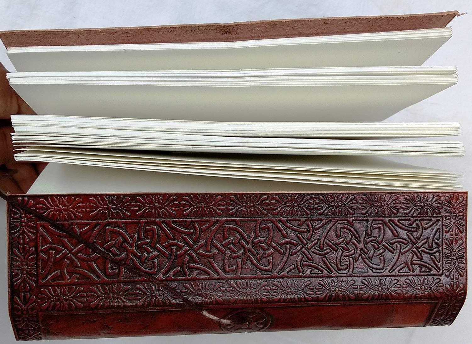 Crafat Hand Painted Tree of Life Leather Journal Diary Notebook Men Women Small Gift for Him Her