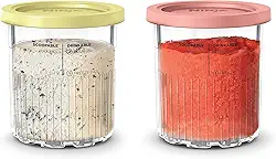 Pote Ninja XSKPNTLTD2 CreaMi Deluxe, com tampa, pacote com 2