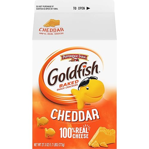 Miniatura 7 de Goldfish Galletas de queso cheddar, cartón de 27.3 onzas