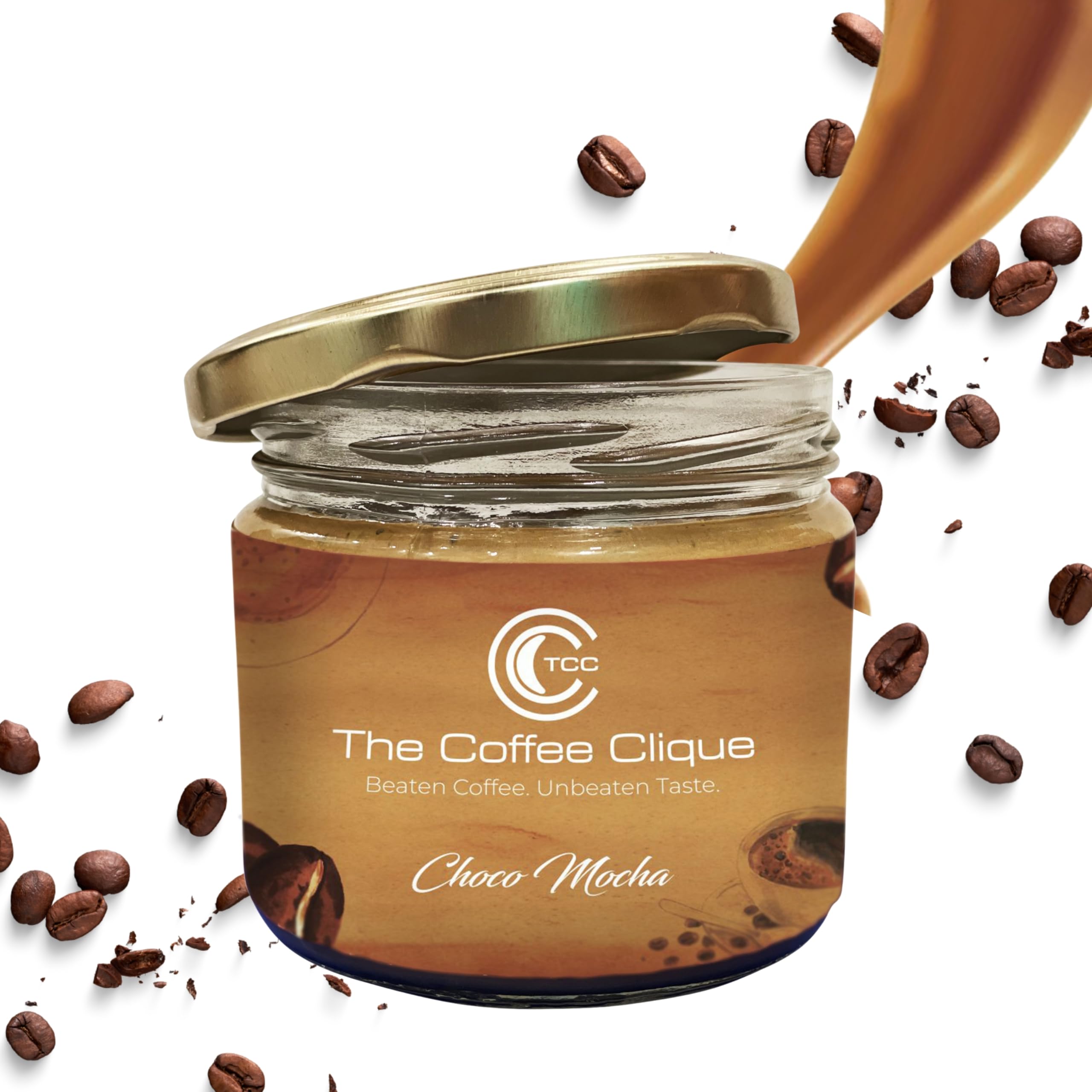 Choco Mocha | Beaten Coffee Paste | Cafe Like Cappuccino At Home | No Additional Sugar Needed | 250 Grams