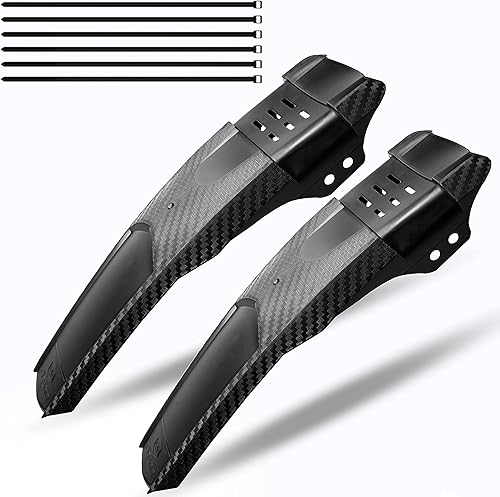 ZUKKA Guardabarros de bicicleta 1 par delantero y trasero guardabarros para bicicletas de montaña MTB