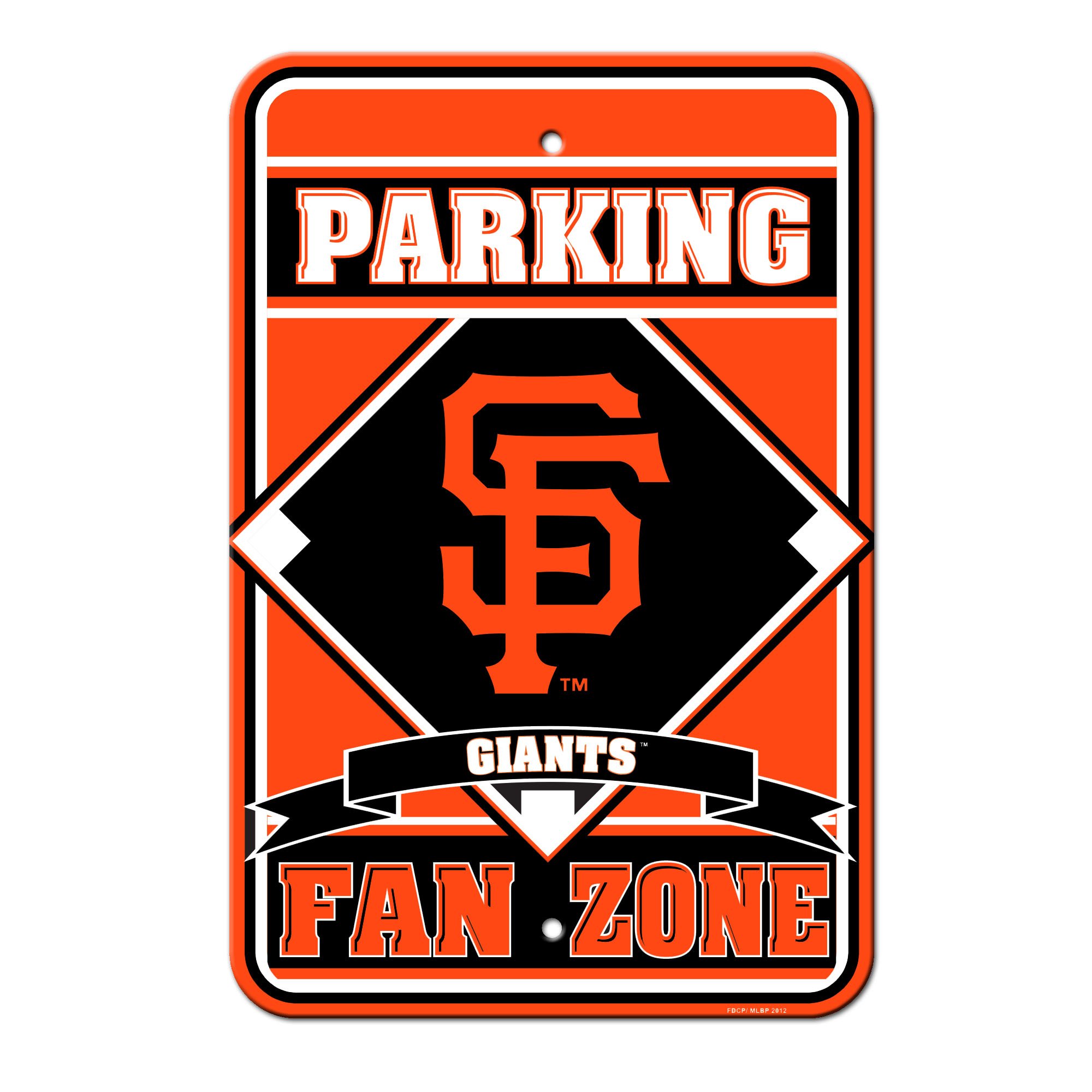 MLB San Francisco Giants Plastic Parking Sign, One Size, Team Color
