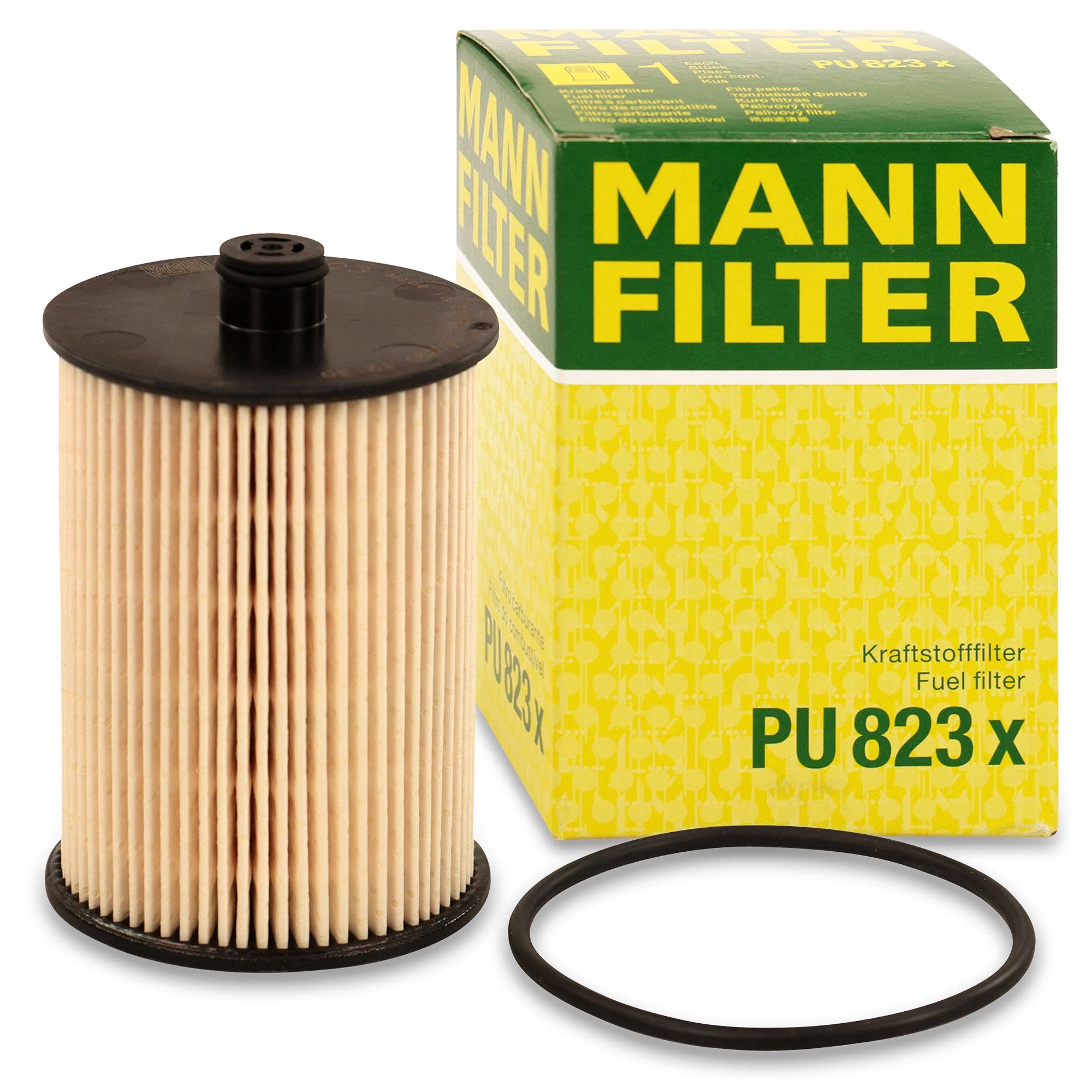 MANN-FILTER, PU 823 x Filtr paliwa | Dla Samochody osobowe, Ochrona układu paliwowego, Ochrona wtryskiwaczy, Czyste paliwo, Oryginalna jakość OE