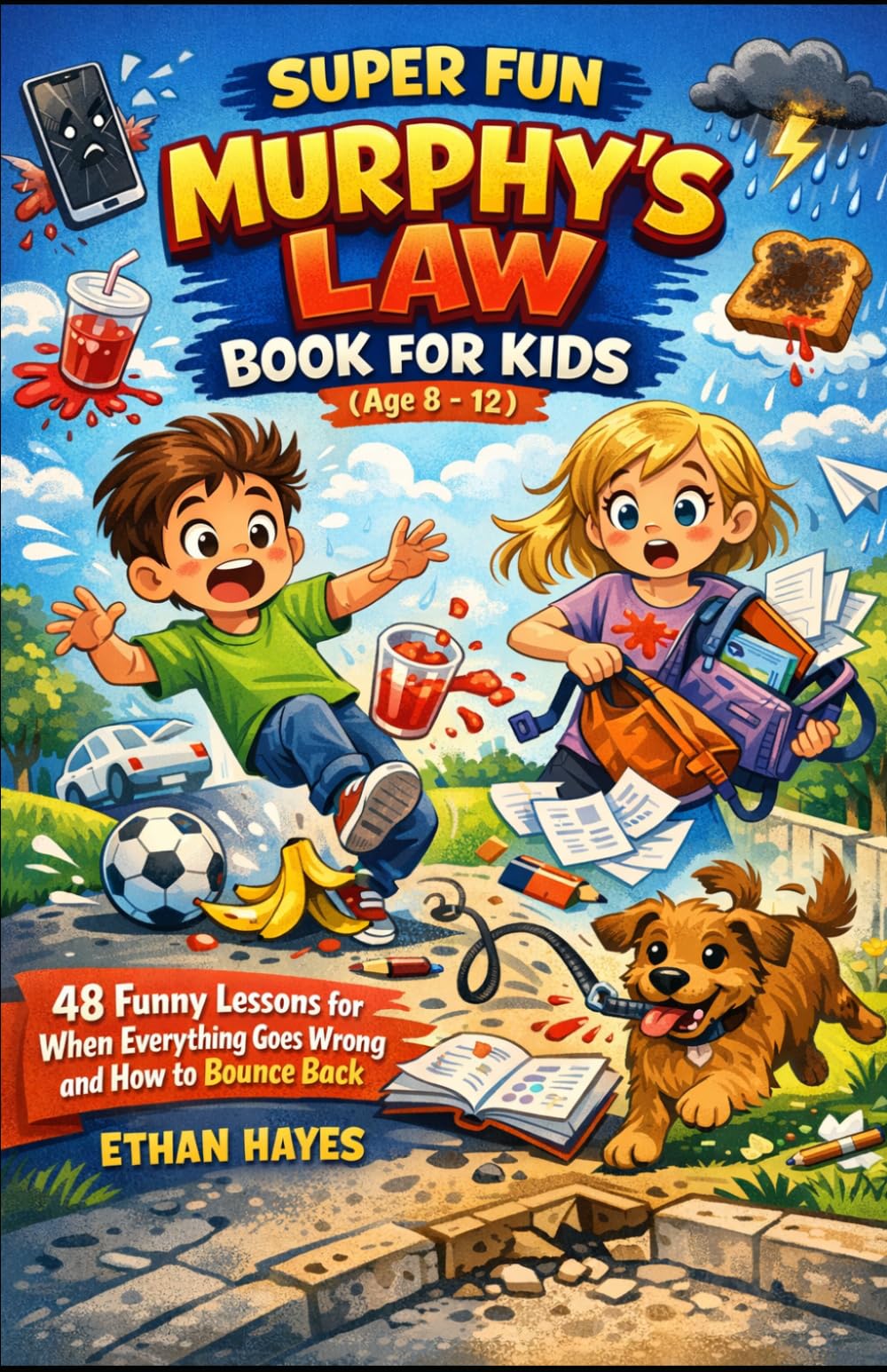 SUPER FUN MURPHY’S LAW BOOK FOR KIDS (Age 8-12): 48 Funny Lessons for When Everything Goes Wrong and How to Bounce Back