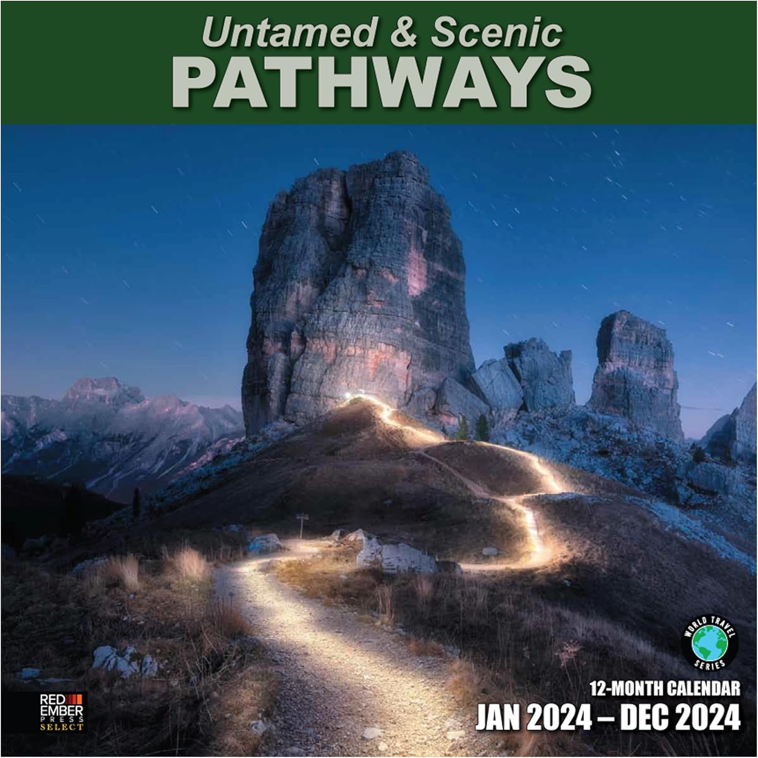 Untamed & Scenic Pathways 2024 Hangable Monthly Wall Calendar by Red ...