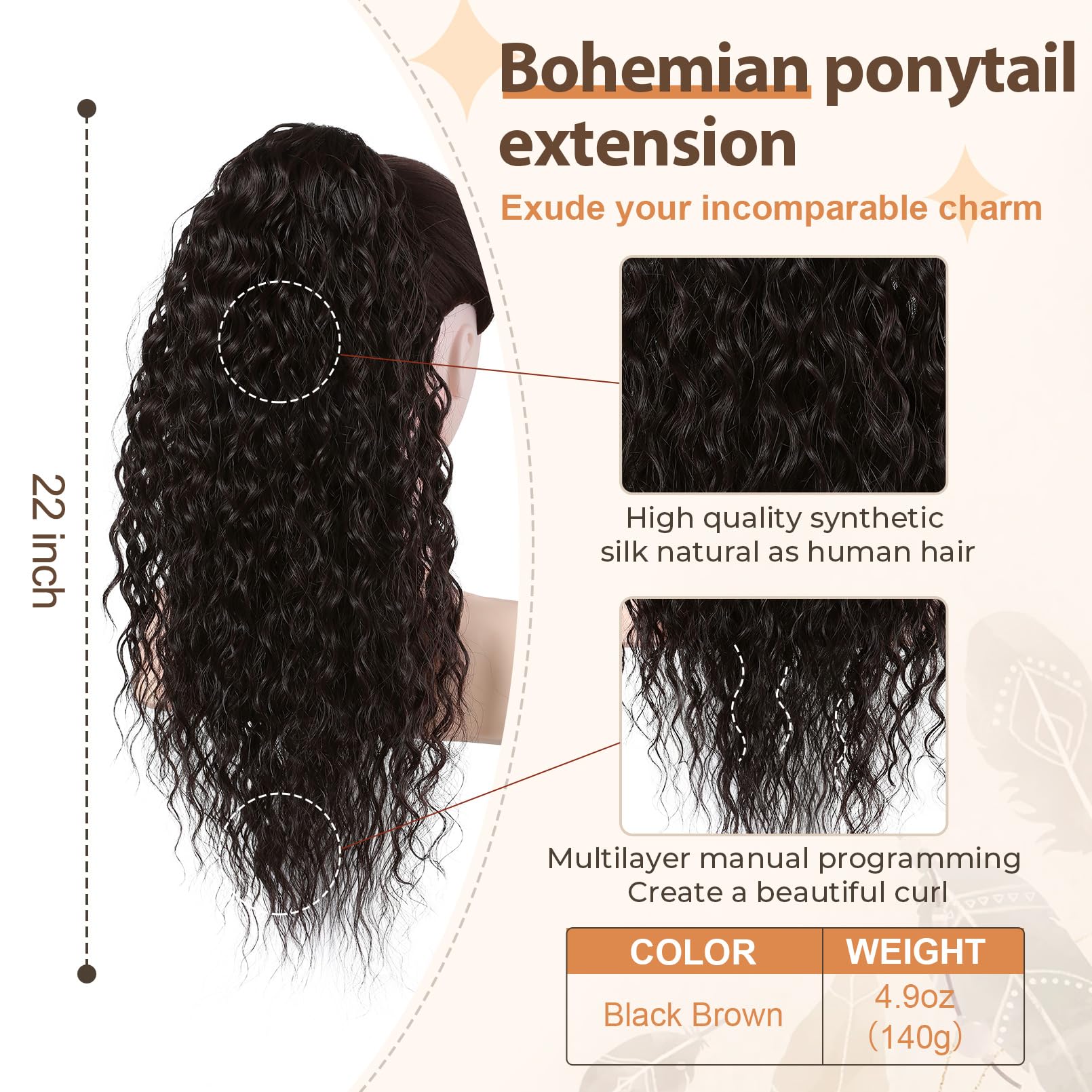 FLUFYMOOZ Ponytail Extension - Image 2
