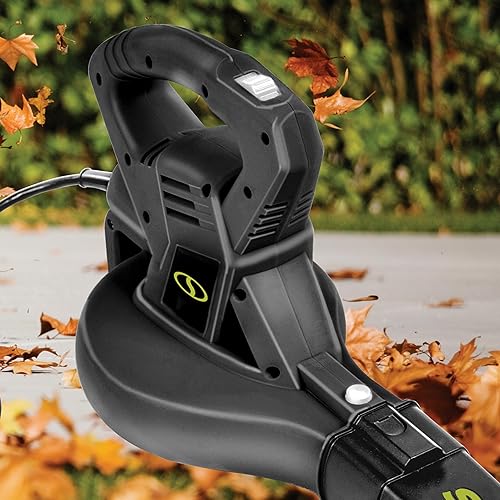 Miniatura 4 de Snow Joe SBJ601E soplador eléctrico de 10 amp 215 máx. MPH, multifunción, con dos velocidades, Verde