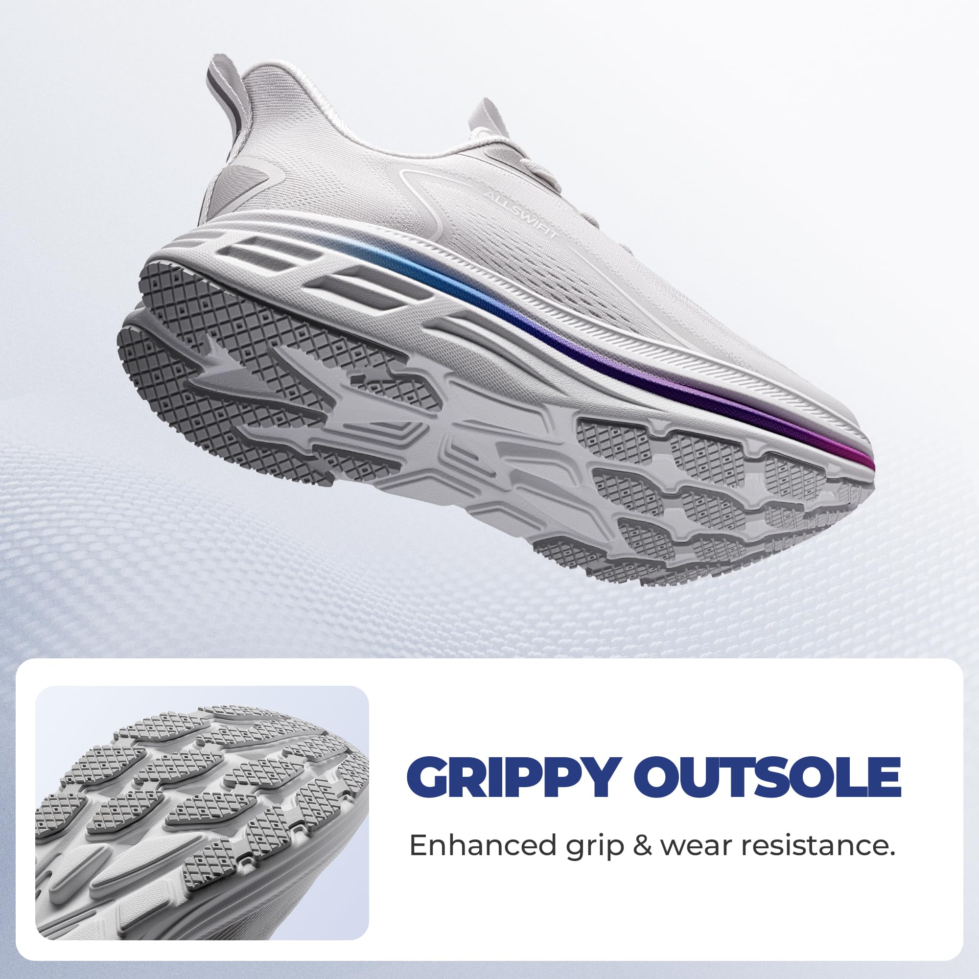 ALLSWIFIT Damen-Straßenlauf-Tennisschuhe, Bequeme Wanderschuhe, sportliche Workout-Gymnastik-Cross-Trainer-Sneaker