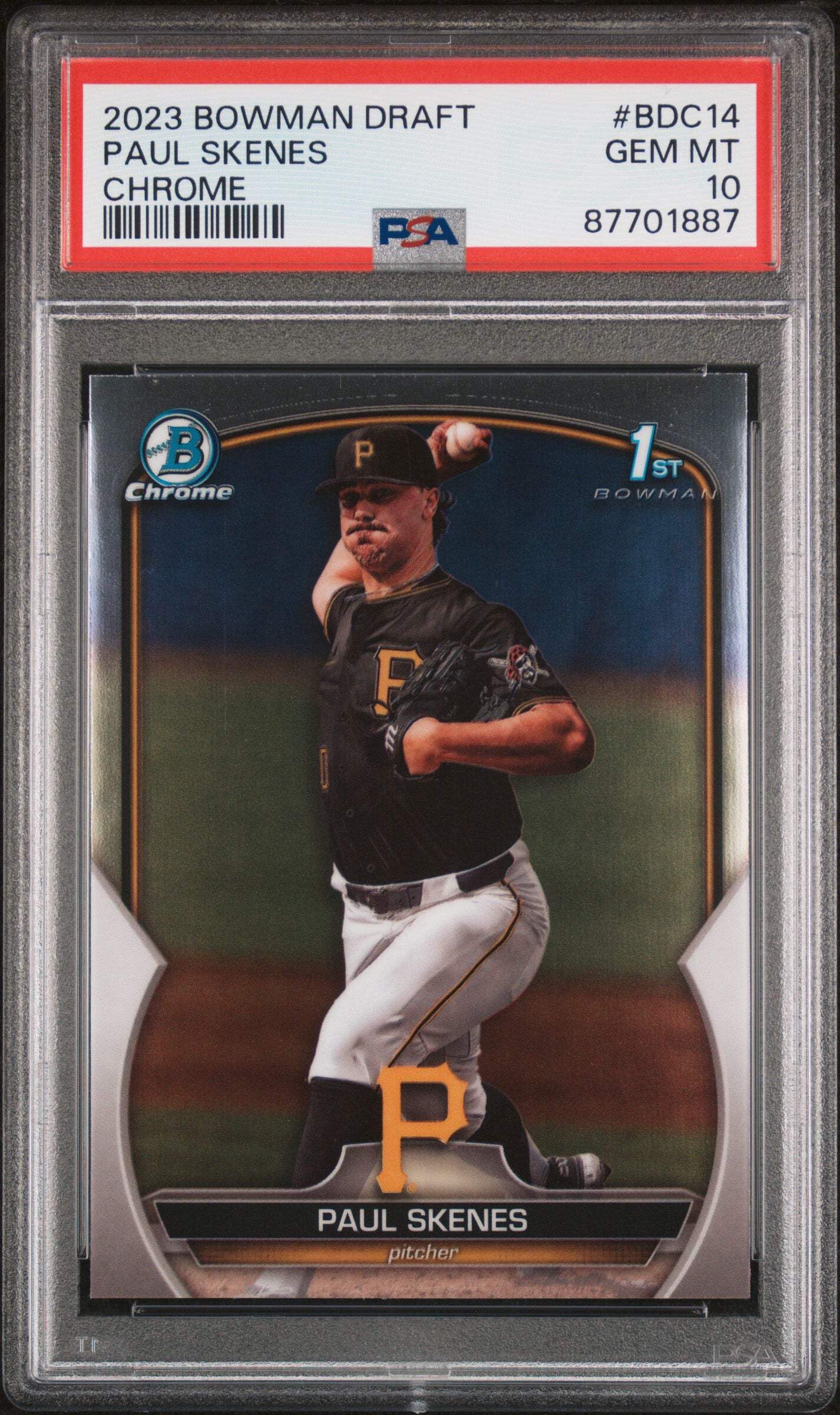 Amazon.com: Graded 2023 Topps Bowman Draft Paul Skenes #BDC14 