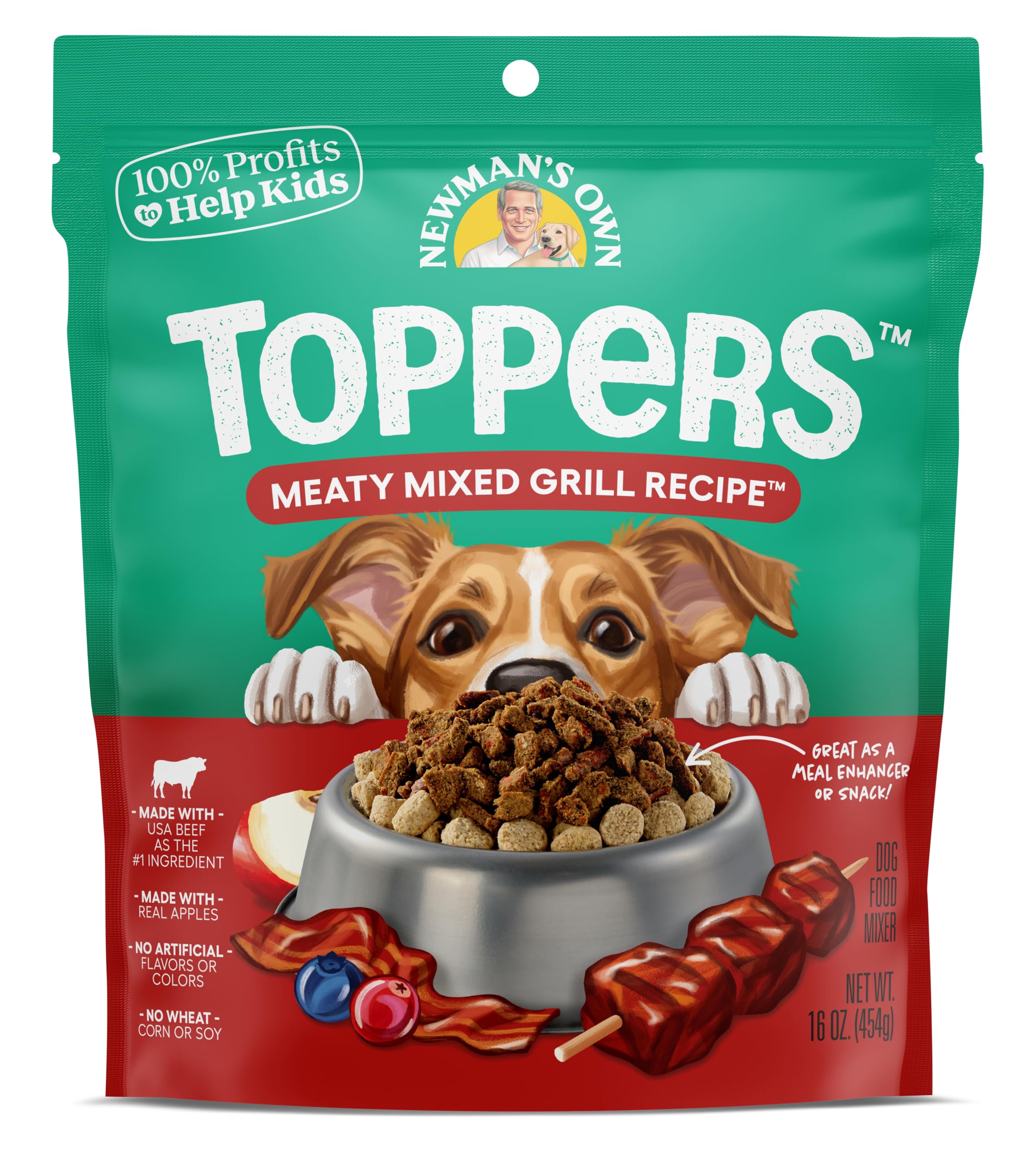 Newman's Own Meaty Mixed Grill Dry Dog Food Topper