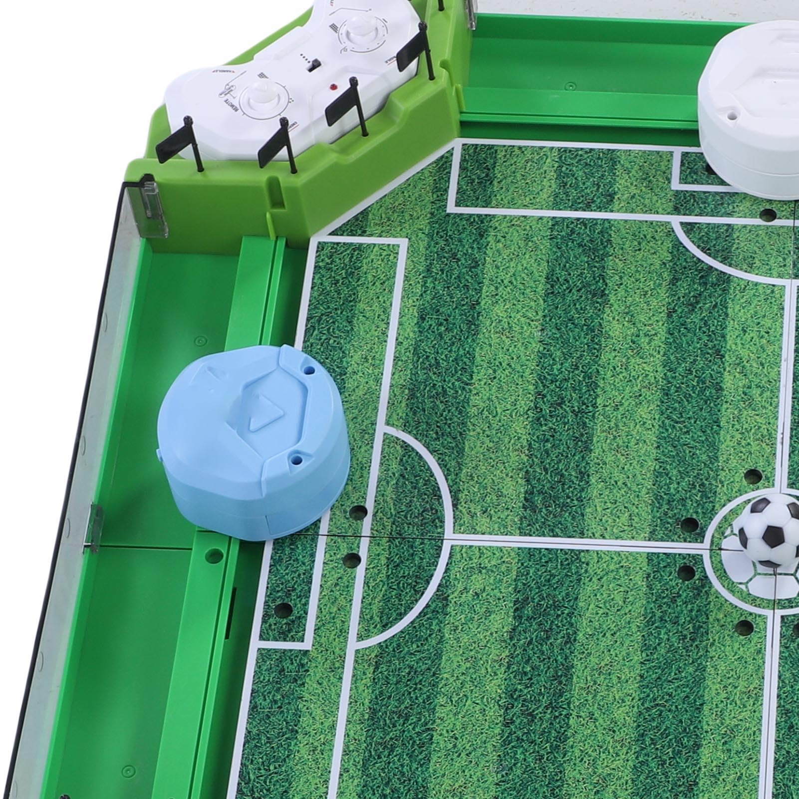 Chrees Gioco di Calcio Balilla Telecomandato, Gioco da Tavolo di Calcio da Tavolo con 2 Telecomandi per Feste in Famiglia per Bambini, Sportivo Interattivo Educativo per la Casa
