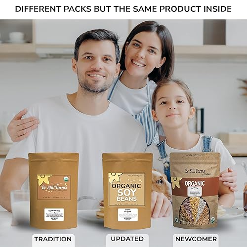 Miniatura 6 de Be Still Farms Frijoles de Soja Orgánicos a Granel (4.8 lb)  Frijoles de Soja Secos  también conocidos como Nueces de Soja, ideales para Edamame,