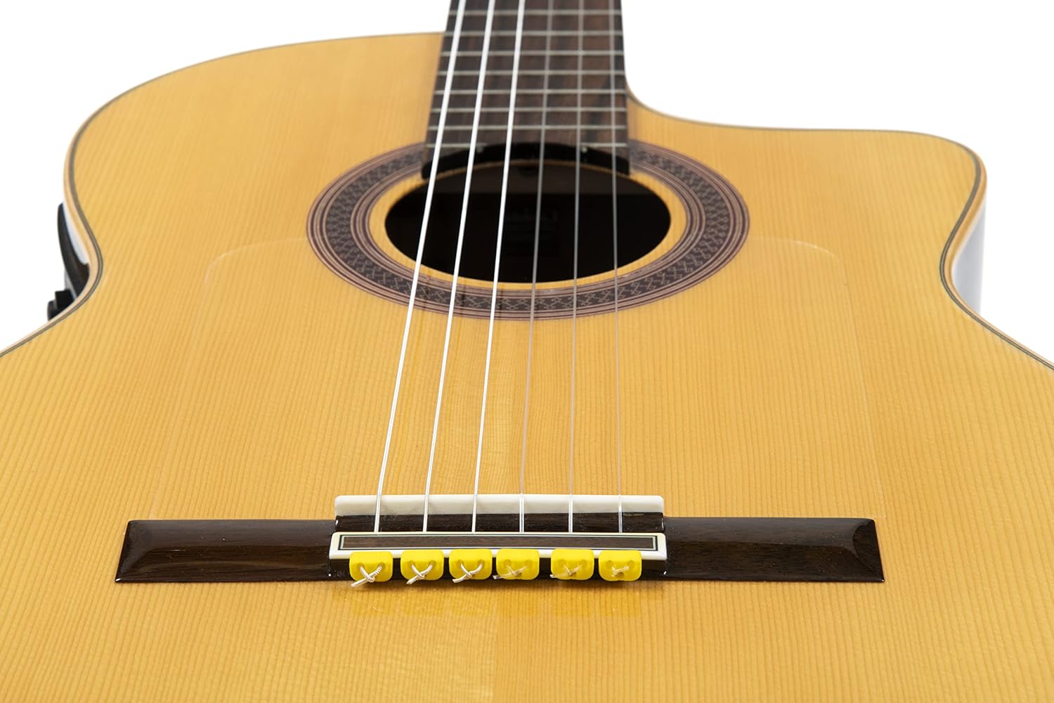 Classical Flamenco Acoustic Guitar Beads in Yellow for Nylon Strings by