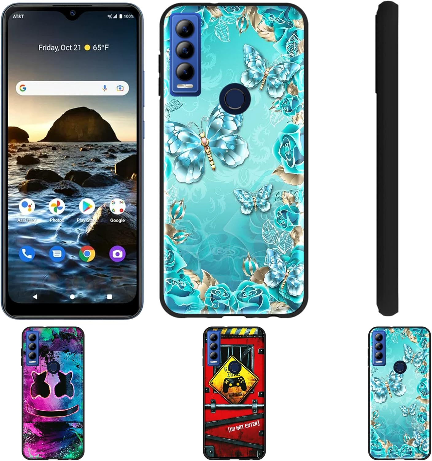 jioeuinly Cricket Ovation 3 Case Compatible with AT&T