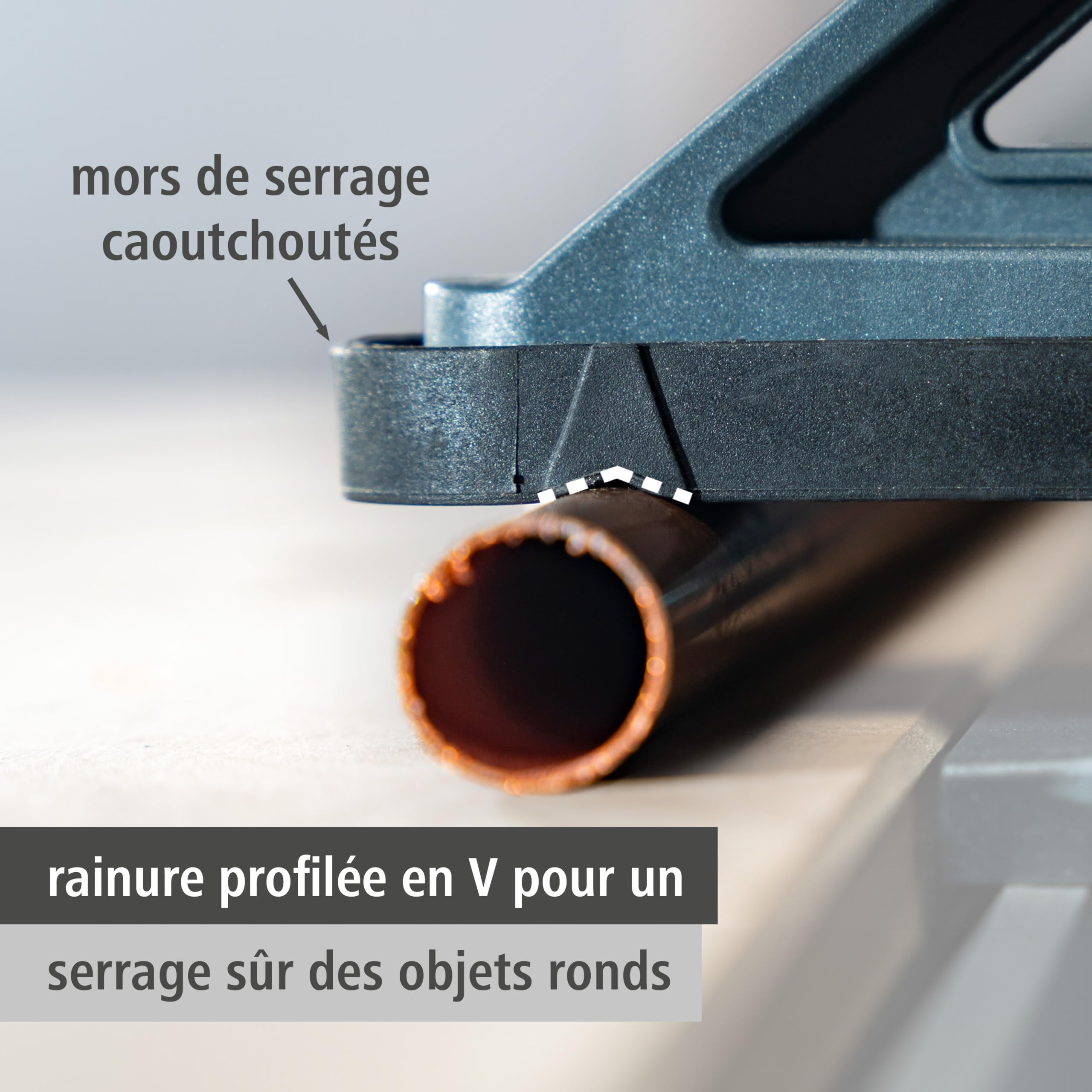 wolfcraft - Lot de Serre-Joints à une main PRO MAX - Force de serrage 250kg - Ouverture 700mm - Pour les exigences professionnelles, réf 8667060
