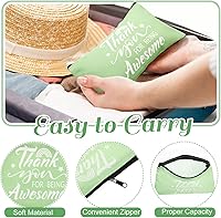 Vista 2 de Reginary 20 piezas de regalos inspiradores de Navidad al por mayor para mujeres, bolsa de cosméticos, bolsa de maquillaje con cremallera