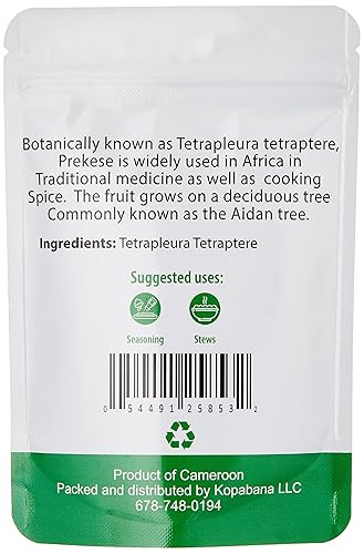 Miniatura 3 de KOPABANA Polvo de prekese orgánico  Aidan Fruit Powder  Tetrapleura Tetraptera  4 OZ