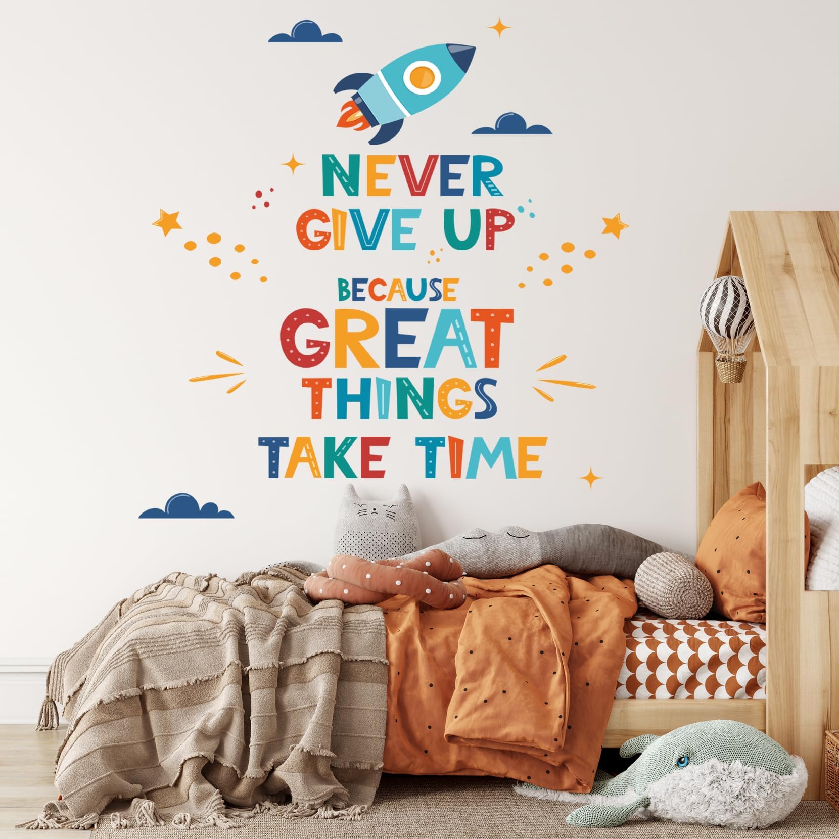 Amazon.com: Office Wall Decor Inspirational Wall Decals Wall Quotes ...