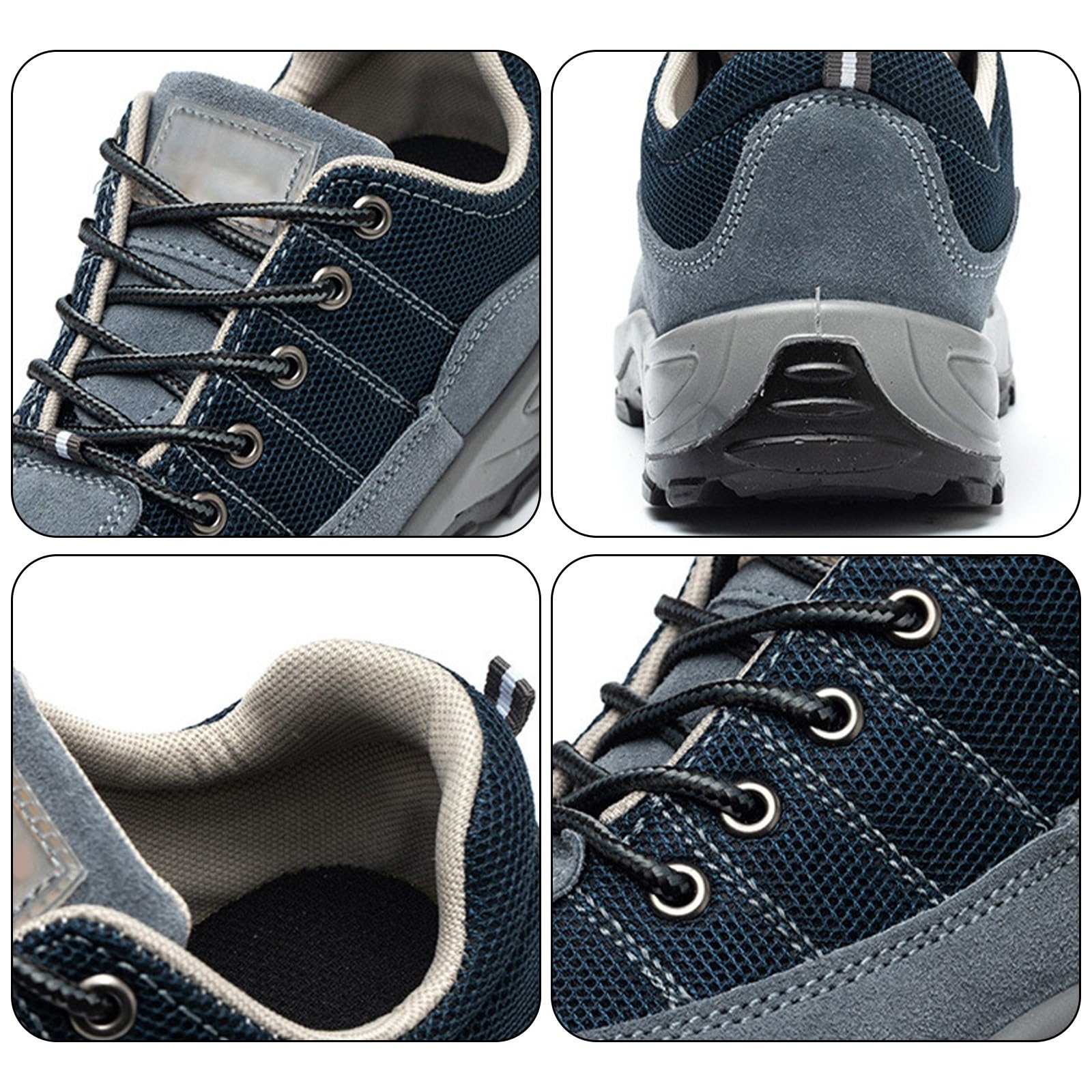 Zapatillas de correr para hombre 35-46 ancho senderismo mocasines