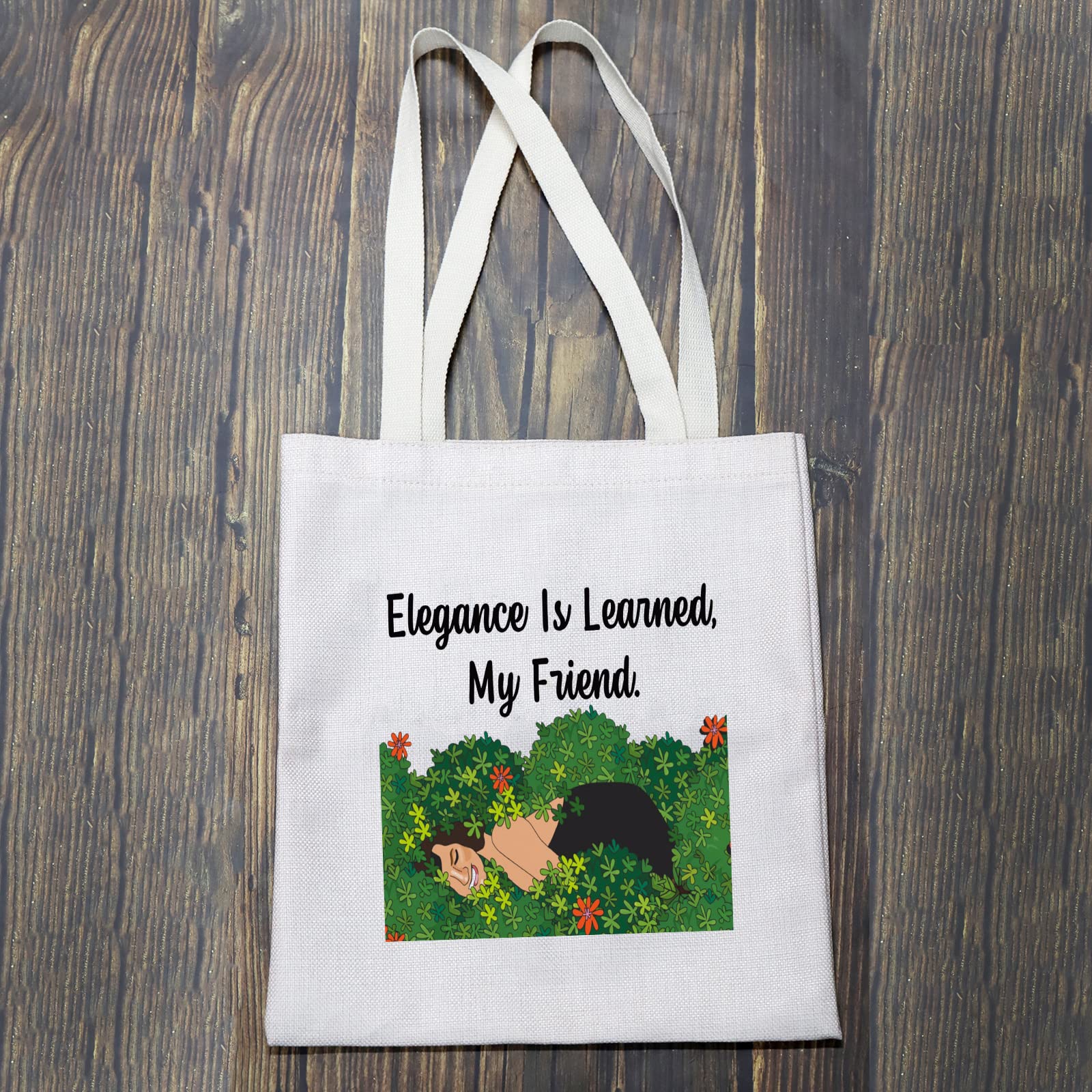 BLUPARK RHONY Inspired Shopping Bag Elegance Is Learned Tote Bag Real Housewife Gift