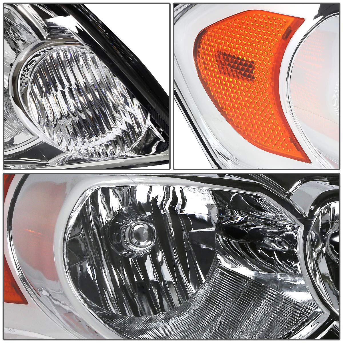 Auto Dynasty GM2503261 OE Style Passenger/Right Side Headlight Lamp Compatible with Chevy Impala Limited Monte Carlo 06-16