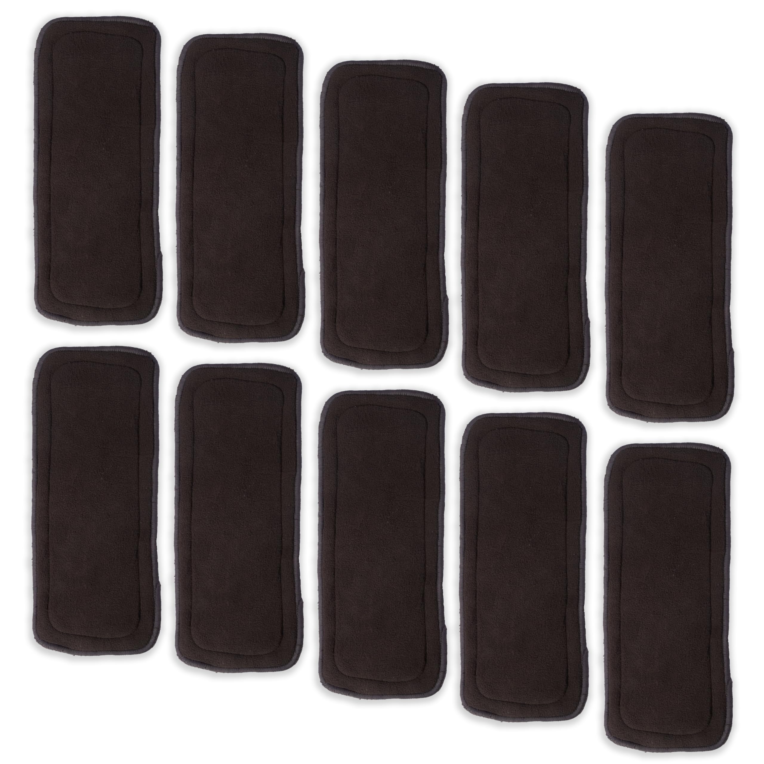10 inserti in carbone di bambù Eco Fodere per pannolini per bambini ultra assorbenti riutilizzabili 5 strati