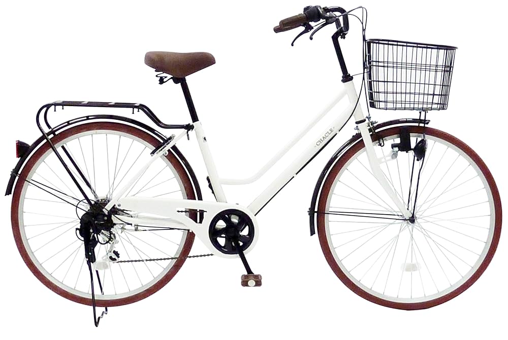 美品☆[TAKEDA]CHACLE SOSIEGO 26吋 ノーパンク自転車 CHACLE エアレスワイド GI-GADGET 武田産業 シティサイクル