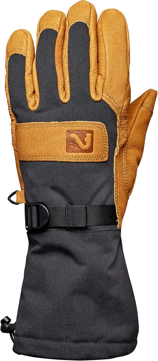 Flylow Super Glove Synthetic Insulated Waterproof Ski and Snowboard 5-Finger Glove