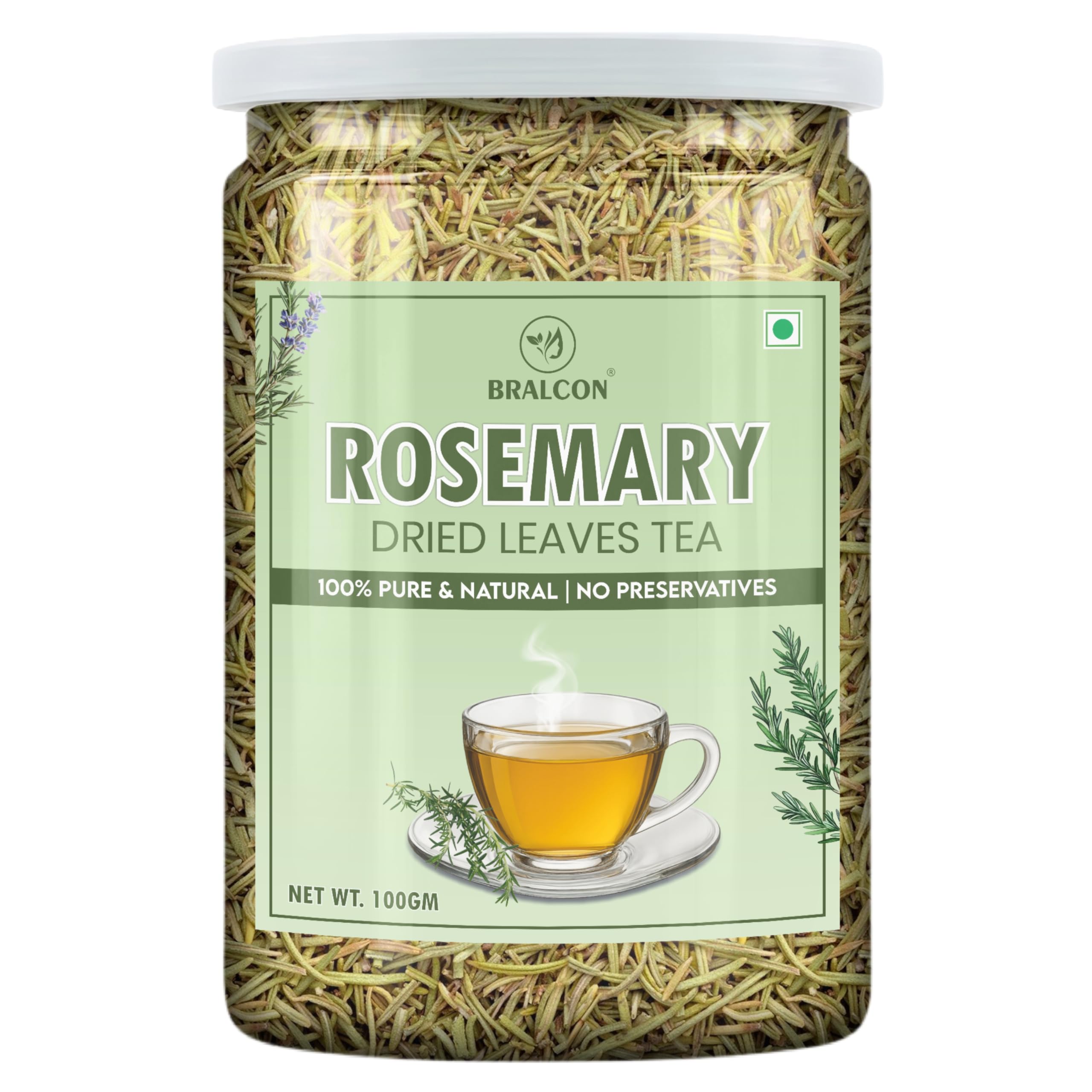 BRALCON Rosemary Dried Leaves Tea, 100% Pure & Natural, No Preservatives, 100g-picture-21