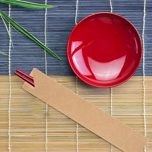 Miniatura 4 de Kichvoe 200 piezas de papel kraft palillos bolsa cubiertos cubiertos papel bolsillo bolsa cubiertos bolsas palillos titular de papel cubiertos