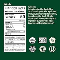 Vista 2 de Suja Verdes Uber orgánicos, botella de 12 onzas líquidas