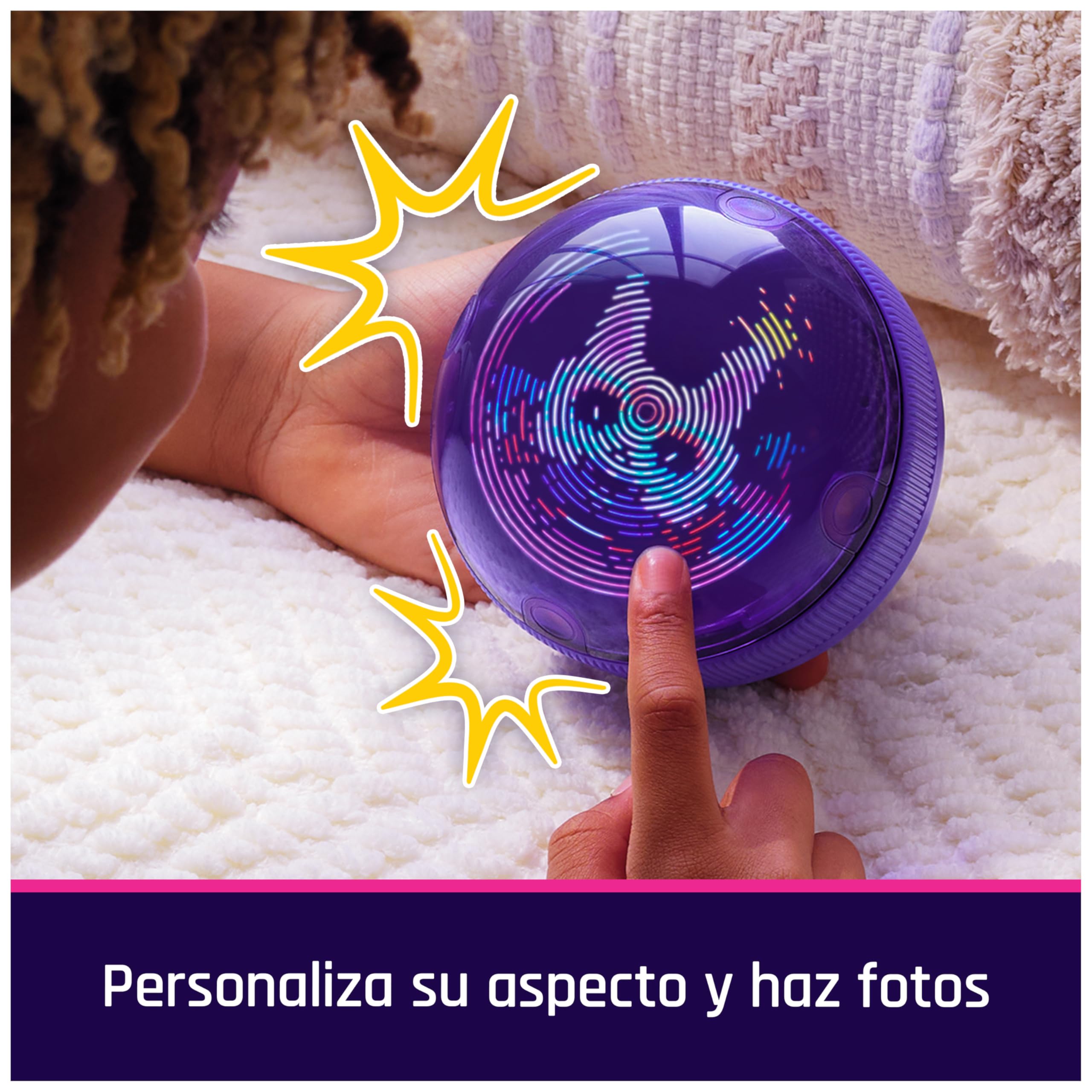 Bitzee - Mascota Digital Hamster Ball - Mascota Virtual con 20 Hamsters - Mascota Interactiva Que Rueda y Reacciona al Tacto con Interacciones y Sonidos - Juguetes Niños 5 Años +