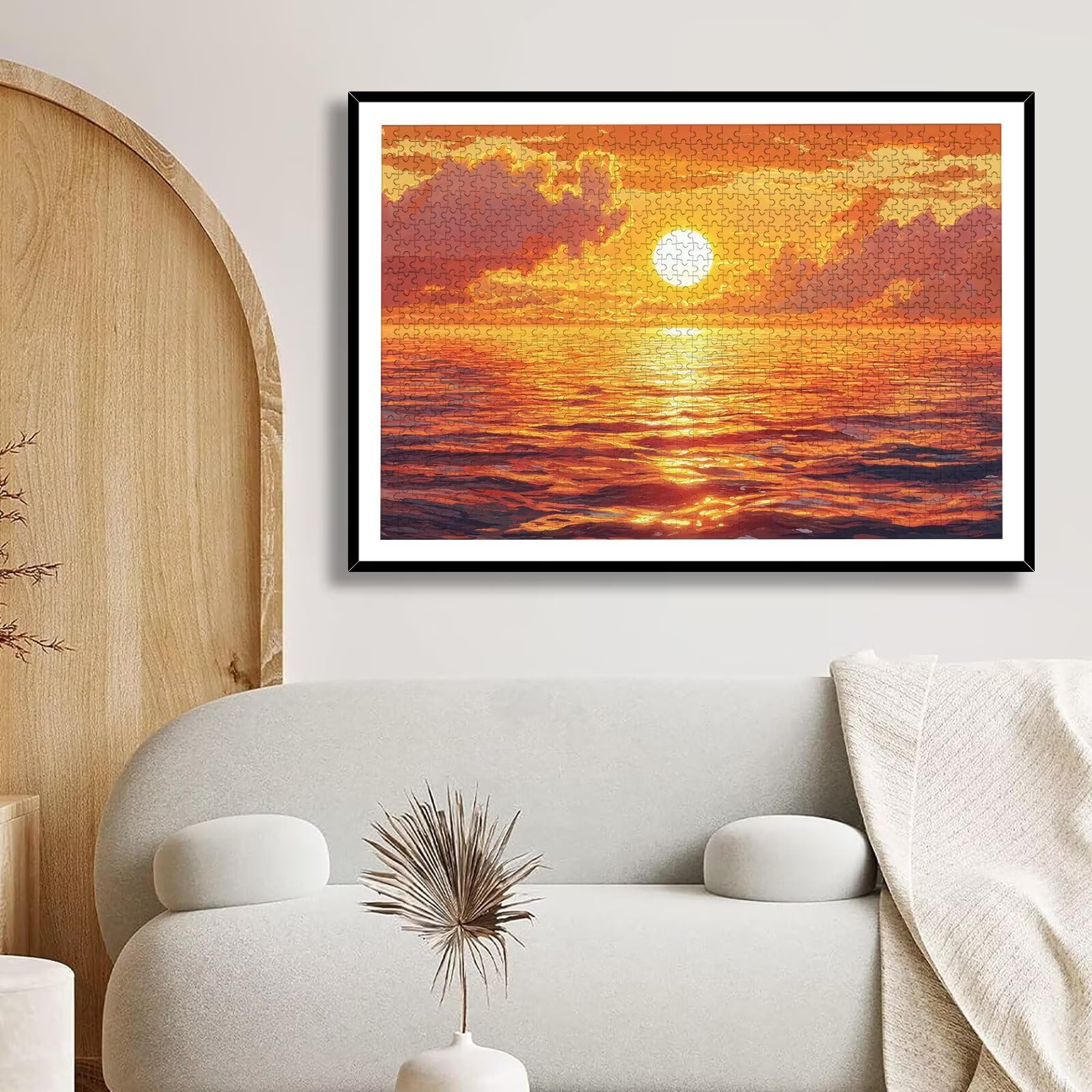 Puzzle 1000 Pezzi Paesaggio, Puzzle Mare 1000 Pezzi Arte per Adulti e Bambini, Misura: 75x50 cm, Puzzles Legno per Adulti con Squisita Scatola di Imballaggio, Idea Regalo Donna, Regalo Uomo, -8897