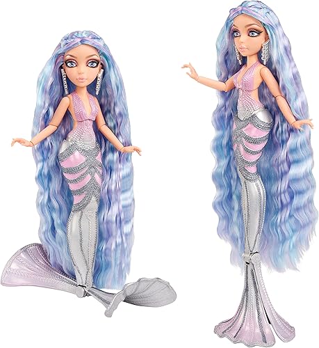 Miniatura 14 de MERMAZE MERMAIDZ Muñeca Orra Deluxe Fashion con cambio de color con usar y compartir el cabello, multicolor, 580843