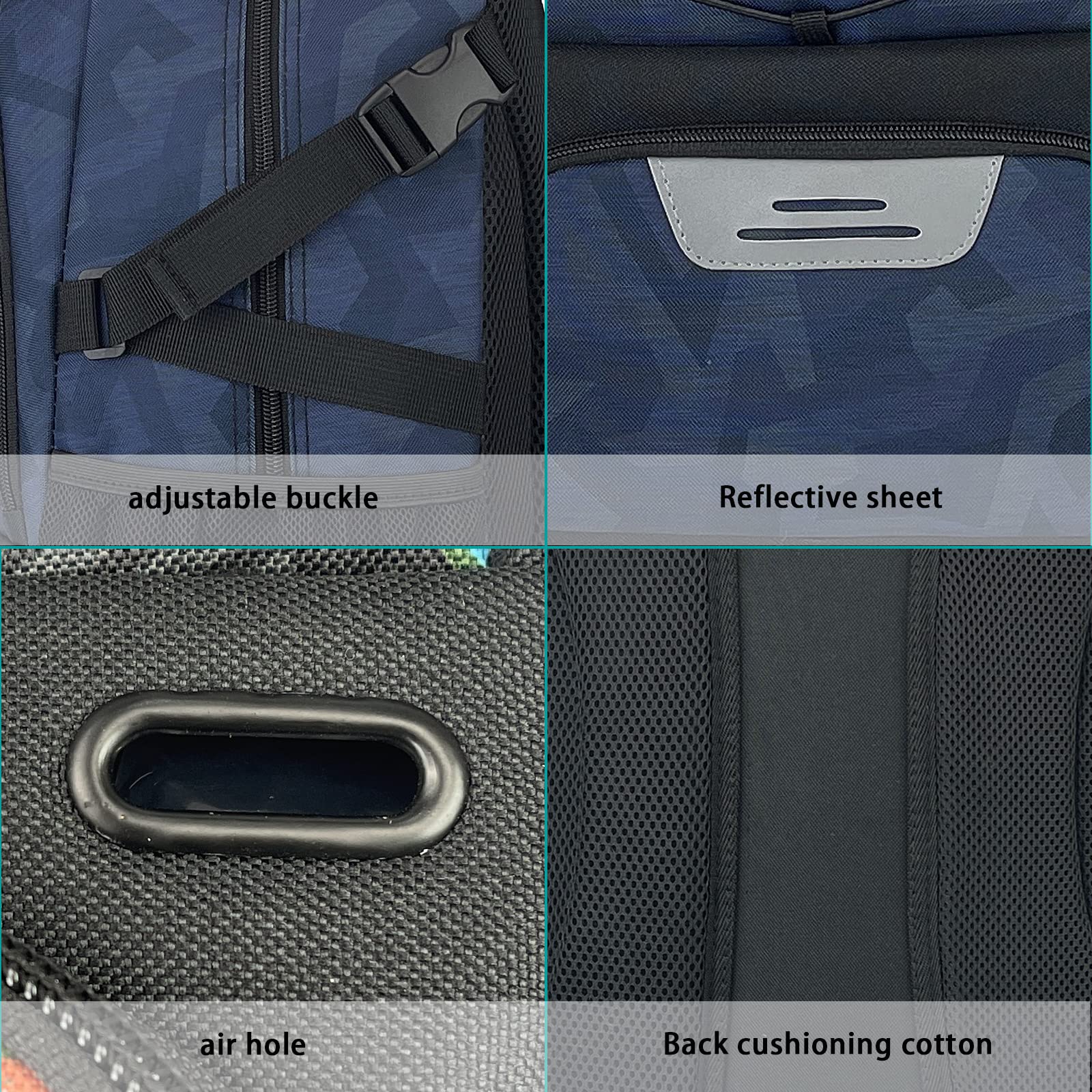 GRANDUP Basketball Backpack With Ball And Shoes Compartment Fit Volleyball, Soccer, Swim, Gym, Travel, And School, Large Capacity Sports Training - View #3