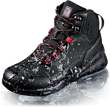 IRON JIAS Waterproof Motorcycle Shoes, Protective Riding Boots