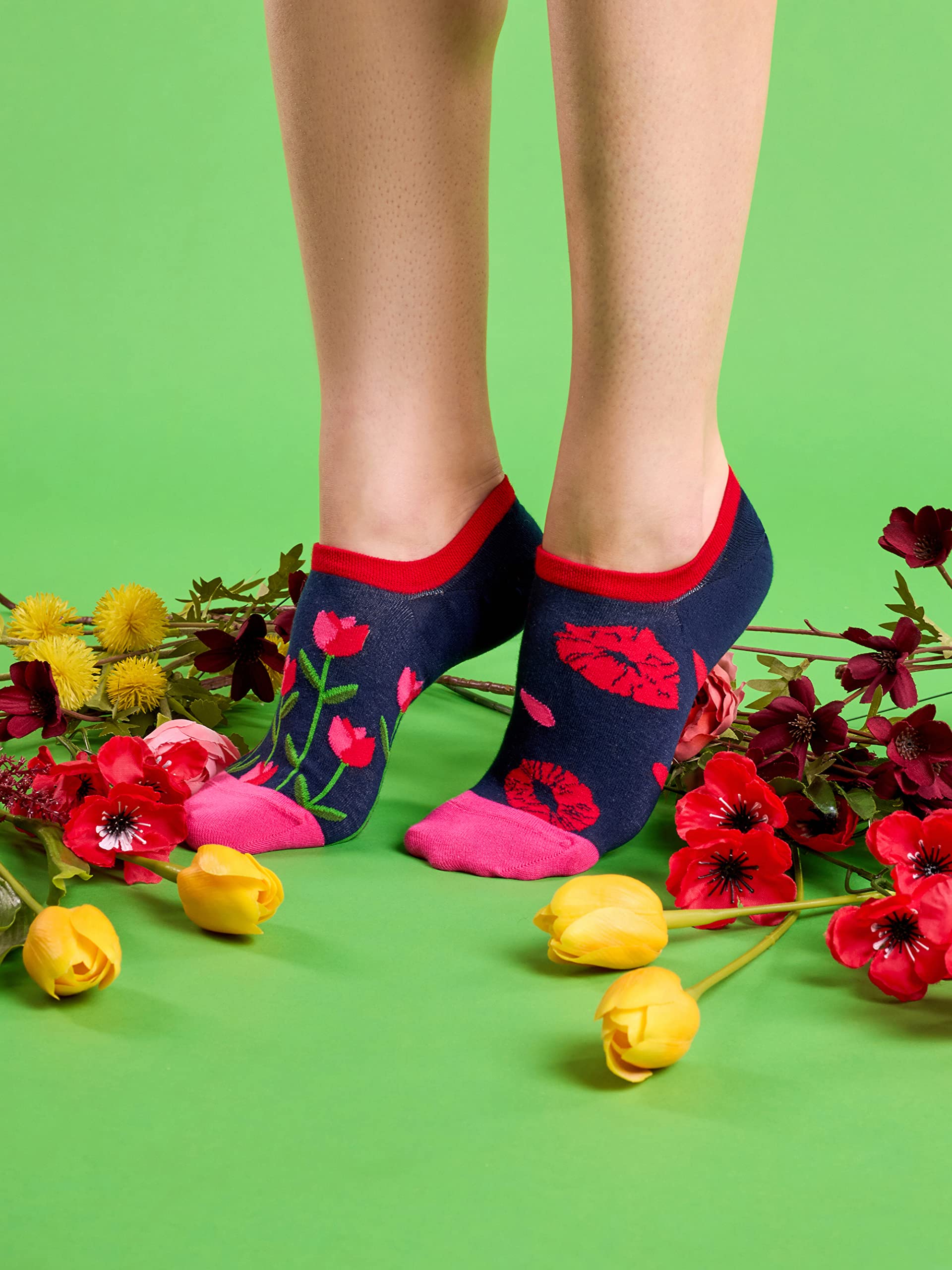 Dedoles Calzini Unisex Donna Uomo & Bambini Calze Cotone con tanti Design divertenti Calcio Bicicletta Piante Cavalli Regalo sinistra destra diversi