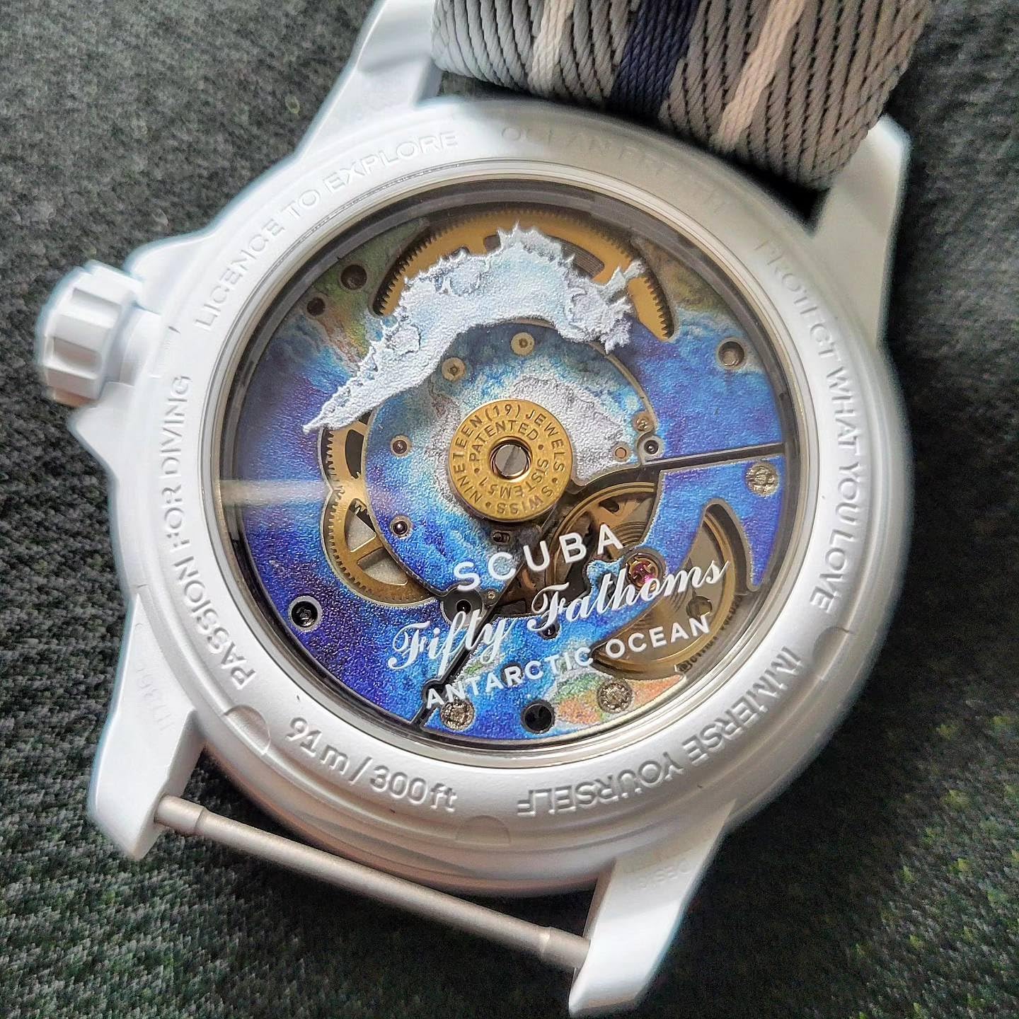 Ocdin Watch Screw Tube Bar Ear Rod Link Kit for Blancpain X Swatch Fifty Fathoms Watch Lugs Inner Slotted With Hexagon and Slotted Driver