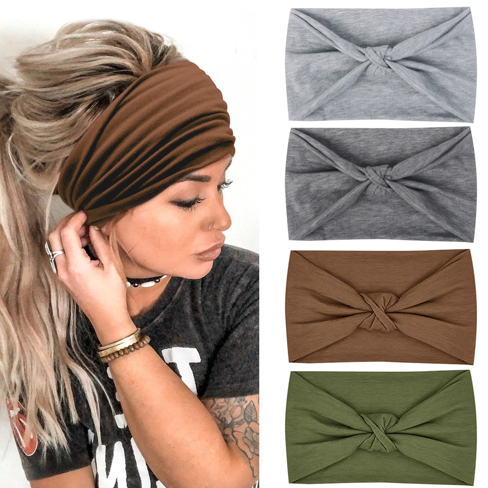 6 Stück Haarband, Stirnband Daen, Haarbänder Daen, Bandana Daen