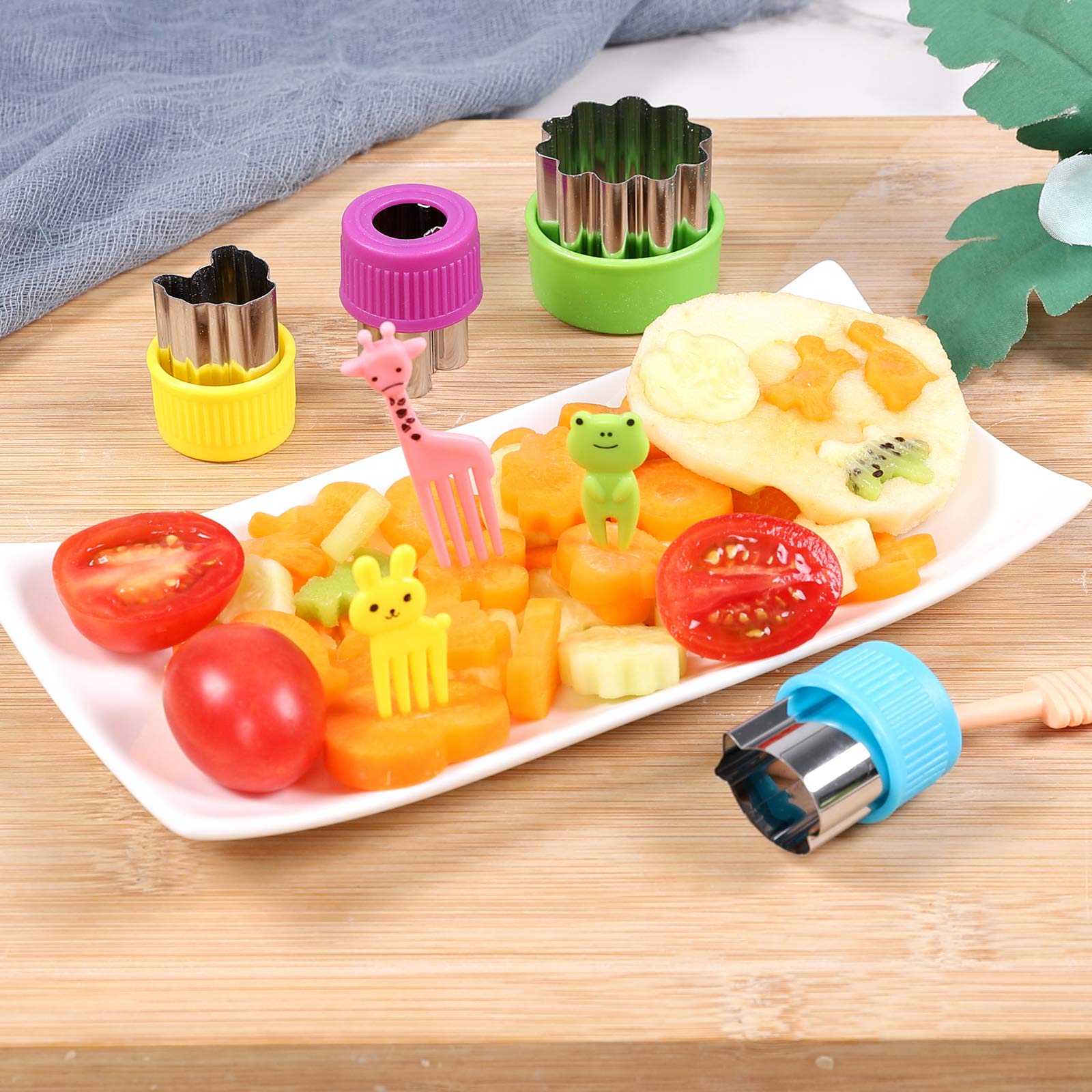 Amazon.co.jp: 24個 野菜カッター型セット ミニパイ フルーツ