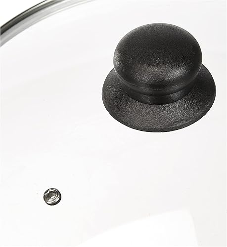 Miniatura 3 de Ibili Prisma - Tapa universal de vidrio para sartén, sartén, sartén, olla, con mango de plástico (10.2 pulgadas  10.2 in)