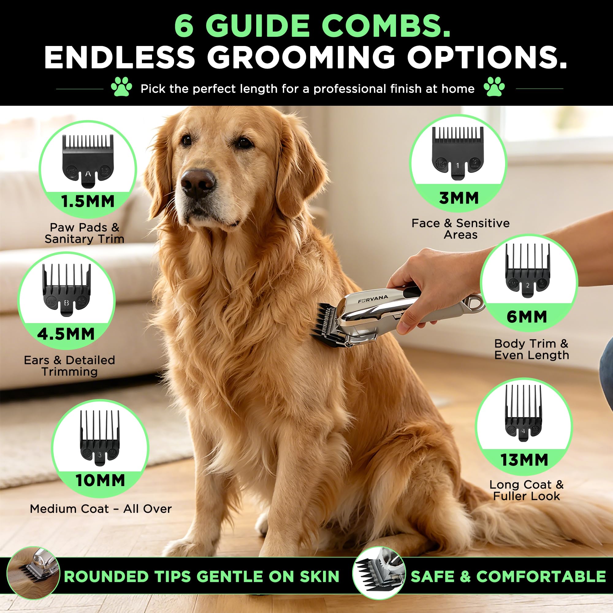 Furvana Dog Clippers - Professional Grooming Kit -5