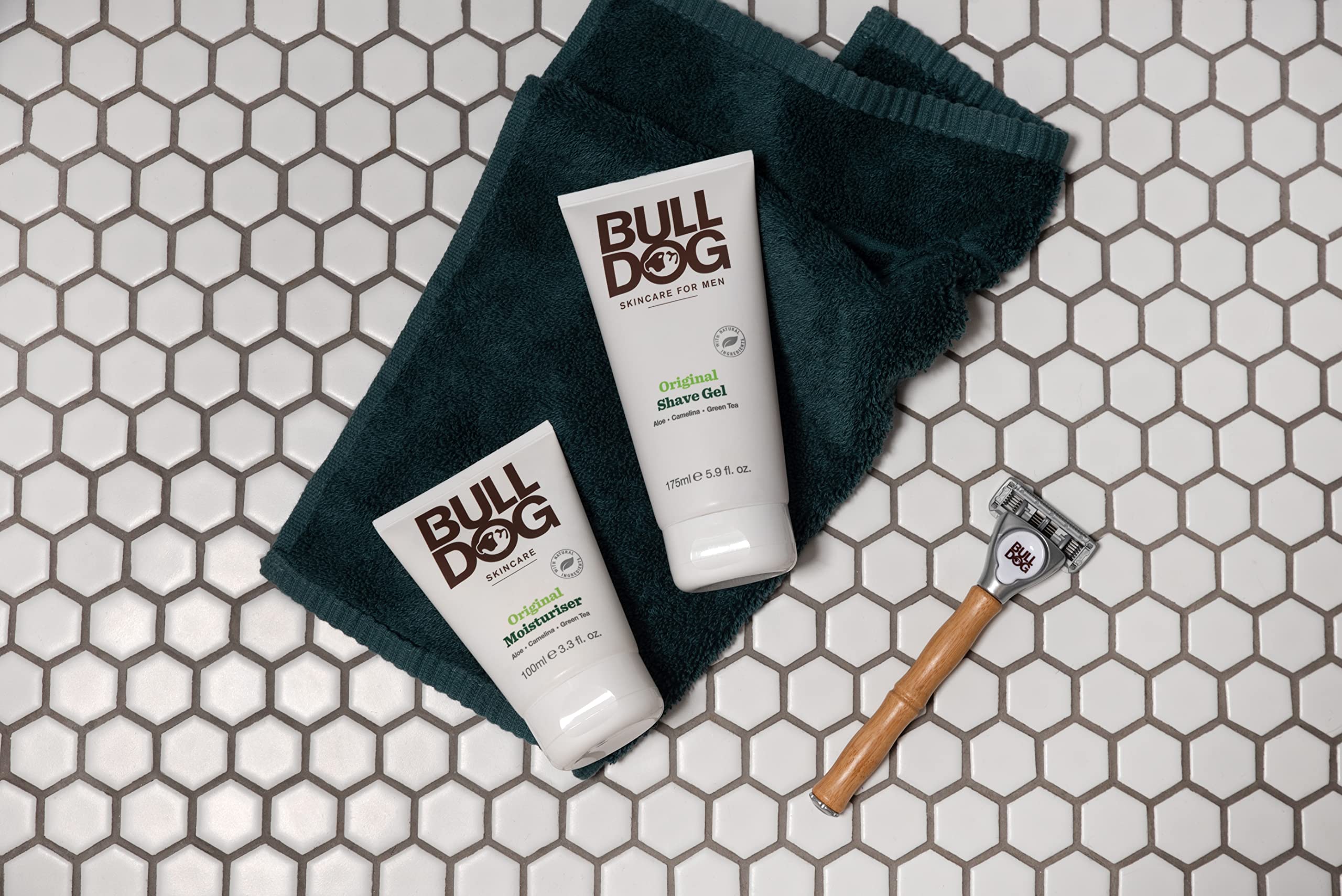 Bulldog Original Bambus-Rasierer fr Mnner 3 Set inkl. Rasiercreme und  Feuchtigkeitscreme : Amazon.de: Drogerie & Krperpflege