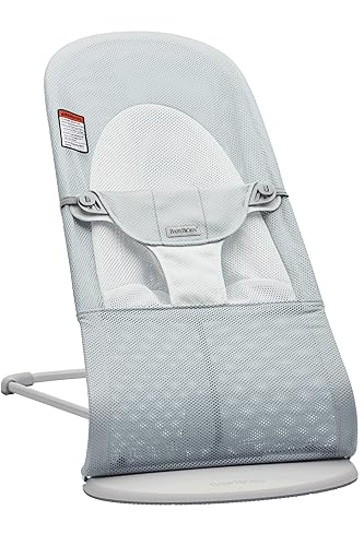 Miniatura 13 de BabyBjörn Bouncer Balance Soft, Tri-Fabric, Arena Gris | Asiento Ajustable de Mecedora para Bebé y Silla para Niños de 2 en 1, de Recién Nacido a